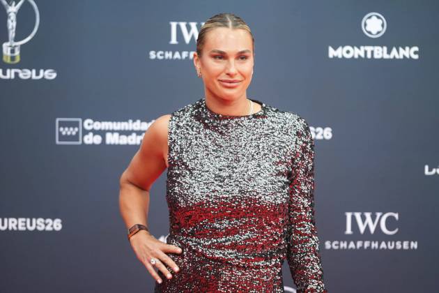 Aryna Sabalenka at photocall for Laureus awards 2026 in Madrid on Monday, 20 April 2026. Cordon Press 