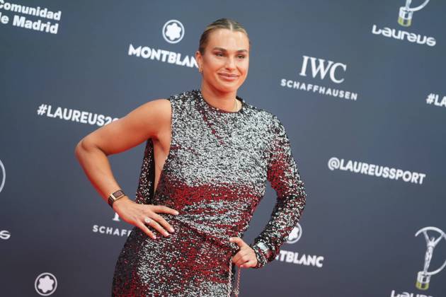 Aryna Sabalenka at photocall for Laureus awards 2026 in Madrid on Monday, 20 April 2026. Cordon Press 