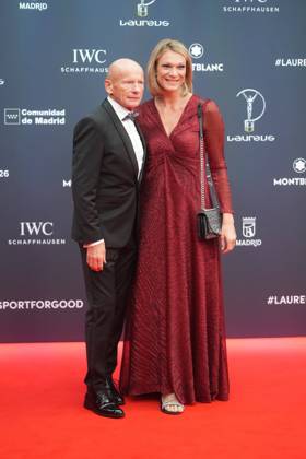Dendrie Taylor at photocall for Laureus awards 2026 in Madrid on Monday, 20 April 2026. Cordon Press 