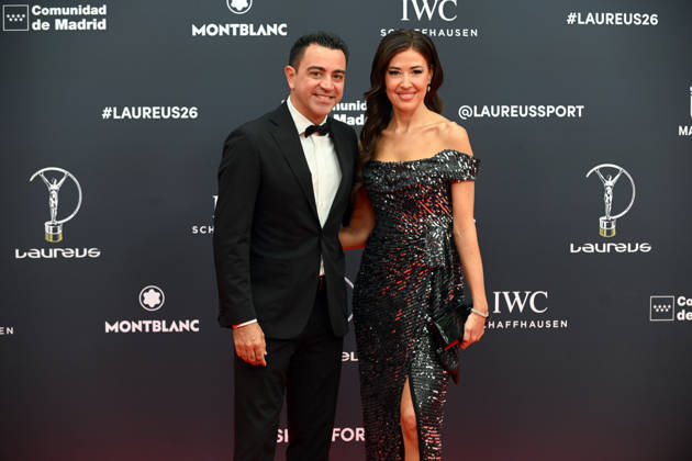 Laureus World Sports Awards 2026 Xavi Hernández and Núria Cunillera during the gala of the Laureus World Sports Awards 2026 held at the Galería de Cristal del Palacio de Cibeles, on April 20, 2026, in Madrid Spain Madrid once again becomes the epicenter of world sport by hosting, for the third consecutive year, the Laureus Awards Gala 20 APRIL 2026 José Espana  Copyright: xJosÃ xOlivax 7455615