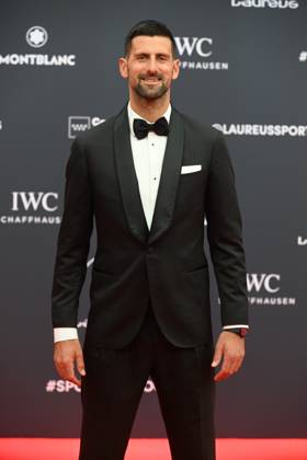 Laureus World Sports Awards 2026 Novak Djokovic during the Laureus World Sports Awards 2026 gala held at the Galería de Cristal del Palacio de Cibeles, on April 20, 2026, in Madrid Spain Madrid once again becomes the epicenter of world sport by hosting, for the third consecutive year, the Laureus Awards gala SPORTS AWARDS José Madrid Madrid Madrid Espana  Copyright: xJosÃ xOlivax 7455619