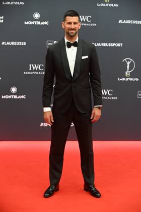Laureus World Sports Awards 2026 Novak Djokovic during the Laureus World Sports Awards 2026 gala held at the Galería de Cristal del Palacio de Cibeles, on April 20, 2026, in Madrid Spain Madrid once again becomes the epicenter of world sport by hosting, for the third consecutive year, the Laureus Awards gala SPORTS AWARDS José Madrid Madrid Madrid Espana  Copyright: xJosÃ xOlivax 7455620