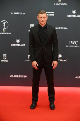Laureus World Sports Awards 2026 Toni Kroos during the gala of the Laureus World Sports Awards 2026 to be held at the Crystal Gallery of the Cibeles Palace, on April 20, 2026, in Madrid Spain Madrid once again becomes the epicenter of world sport by hosting, for the third consecutive year, the gala of the Laureus Awards SPORTS AWARDS José Madrid Madrid Madrid Espana  Copyright: xJosÃ xOlivax 7455633