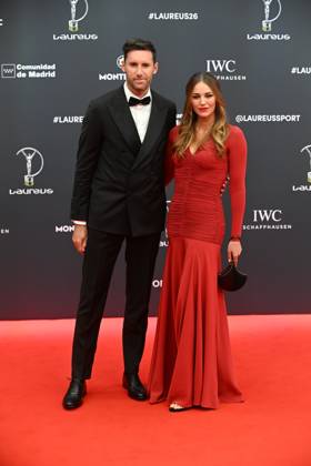 Laureus World Sports Awards 2026 Rudy Fernández and Helen Lindes during the Laureus World Sports Awards 2026 gala held at the Galería de Cristal del Palacio de Cibeles, on April 20, 2026, in Madrid Spain Madrid once again becomes the epicenter of world sport by hosting, for the third consecutive year, the Laureus Awards gala SPORTS AWARDS José Madrid Madrid Madrid Espana  Copyright: xJosÃ xOlivax 7455643