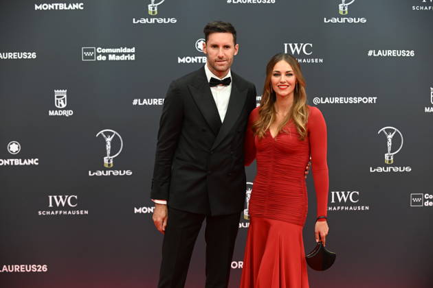 Laureus World Sports Awards 2026 Rudy Fernández and Helen Lindes during the Laureus World Sports Awards 2026 gala held at the Galería de Cristal del Palacio de Cibeles, on April 20, 2026, in Madrid Spain Madrid once again becomes the epicenter of world sport by hosting, for the third consecutive year, the Laureus Awards gala SPORTS AWARDS José Madrid Madrid Madrid Espana  Copyright: xJosÃ xOlivax 7455645