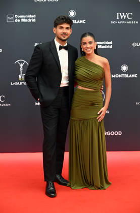 Laureus World Sports Awards 2026 Guillermo Aylon, tennis agent, with his wife, the influencer Rocío Camacho during the gala of the Laureus World Sports Awards 2026 to be held in the Crystal Gallery of the Cibeles Palace, on April 20, 2026, in Madrid Spain Madrid once again becomes the epicenter of world sport by hosting, for the third consecutive year, the gala of the Laureus Awards SPORTS AWARDS José Madrid Madrid Madrid Espana  Copyright: xJosÃ xOlivax 7455699
