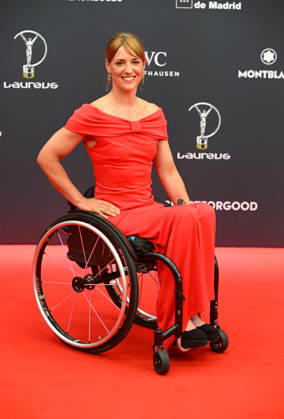 Laureus World Sports Awards 2026 Eva María Moral Pedrero, Paralympic triathlete, during the gala of the Laureus World Sports Awards 2026 held in the Crystal Gallery of the Palacio de Cibeles, on April 20, 2026, in Madrid Spain Madrid once again becomes the epicenter of world sport by hosting, for the third consecutive year, the gala of the Laureus Awards SPORTS AWARDS José Madrid Madrid Madrid Espana  Copyright: xJosÃ xOlivax 7455716