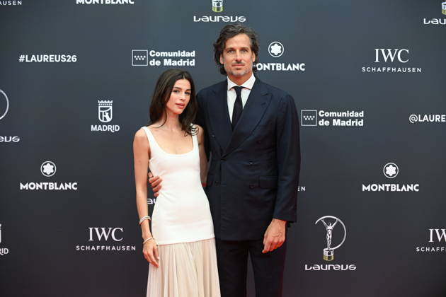 Laureus World Sports Awards 2026 tennis player Feliciano Lopez and his wife, Sandra Gago, during the gala of the Laureus World Sports Awards 2026 held at the Crystal Gallery of the Palacio de Cibeles, on April 20, 2026, in Madrid Spain Madrid once again becomes the epicenter of world sport by hosting, for the third consecutive year, the gala of the Laureus Awards SPORTS AWARDS José Madrid Madrid Madrid Espana  Copyright: xJosÃ xOlivax 7455762