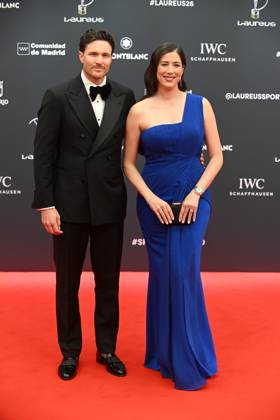 Laureus World Sports Awards 2026 Garbine Muguruza and her husband, Arthur Borges, during the gala of the Laureus World Sports Awards 2026 to be held at the Galería de Cristal del Palacio de Cibeles, on April 20, 2026, in Madrid Spain Madrid once again becomes the epicenter of world sport by hosting, for the third consecutive year, the Laureus Awards gala SPORTS AWARDS José Madrid Madrid Madrid Spain  Copyright: xJosÃ xOlivax 7455775
