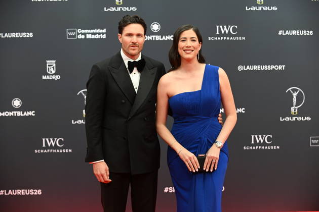 Laureus World Sports Awards 2026 Garbine Muguruza and her husband, Arthur Borges, during the gala of the Laureus World Sports Awards 2026 to be held at the Galería de Cristal del Palacio de Cibeles, on April 20, 2026, in Madrid Spain Madrid once again becomes the epicenter of world sport by hosting, for the third consecutive year, the Laureus Awards gala SPORTS AWARDS José Madrid Madrid Madrid Spain  Copyright: xJosÃ xOlivax 7455776
