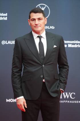 Iker Casillas at photocall for Laureus awards 2026 in Madrid on Monday, 20 April 2026. Cordon Press 