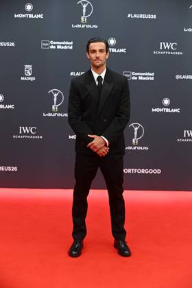 Laureus World Sports Awards 2026 Lorenzo Musetti during the Laureus World Sports Awards 2026 gala held at the Galería de Cristal del Palacio de Cibeles, on April 20, 2026, in Madrid Spain Madrid once again becomes the epicenter of world sport by hosting, for the third consecutive year, the Laureus Awards gala SPORTS AWARDS José Madrid Madrid Madrid Espana  Copyright: xJosÃ xOlivax 7455785
