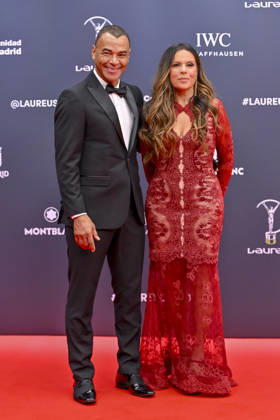 April 20, 2026, Madrid, Madrid, Spain: Marcos Evangelista de Moraes, CAFU and his wife MARIAH MORAIS poses at the Laureus World Sports Awards Madrid 2026 at GaleroÂ¼Ã‚Â­a de Cristal on April 20, 2026 in Madrid, Spain. Madrid Spain  - ZUMAc312 20260420_zsp_c312_149 Copyright: xOscarxManuelxSanchezx