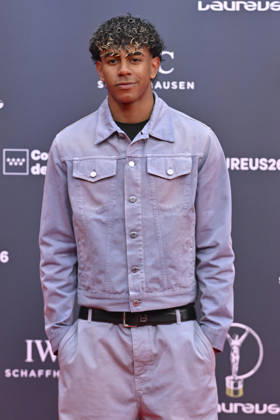 April 20, 2026, Madrid, Madrid, Spain: LAMINE YAMAL, Spanish soccer player poses at the Laureus World Sports Awards Madrid 2026 at GaleroÂ¼Ã‚Â­a de Cristal on April 20, 2026 in Madrid, Spain. Madrid Spain  - ZUMAc312 20260420_zsp_c312_140 Copyright: xOscarxManuelxSanchezx
