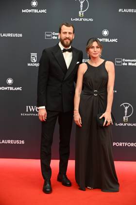 Laureus World Sports Awards 2026 Sergio Rodríguez Gómez and Ana Bernal during the gala of the Laureus World Sports Awards 2026 to be held at the Galería de Cristal del Palacio de Cibeles, on April 20, 2026, in Madrid Spain Madrid once again becomes the epicenter of world sport by hosting, for the third consecutive year, the gala of the Laureus Awards SPORTS AWARDS José Madrid Madrid Madrid Spain  Copyright: xJosÃ xOlivax 7455876