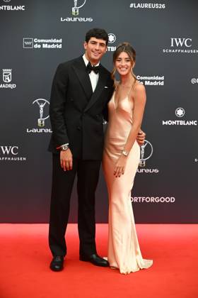 Laureus World Sports Awards 2026 Arturo Coello and Maica Cabeza during the gala of the Laureus World Sports Awards 2026 to be held at the Galería de Cristal del Palacio de Cibeles, on April 20, 2026, in Madrid Spain Madrid once again becomes the epicenter of world sport by hosting, for the third consecutive year, the gala of the Laureus Awards SPORTS AWARDS José Madrid Madrid Madrid Spain  Copyright: xJosÃ xOlivax 7455881