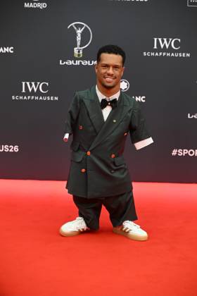 Laureus World Sports Awards 2026 Gabriel Geraldo dos Santos Araújo during the Laureus World Sports Awards 2026 gala held at the Galería de Cristal del Palacio de Cibeles, on April 20, 2026, in Madrid Spain Madrid once again becomes the epicenter of world sport by hosting, for the third consecutive year, the Laureus Awards Gala SPORTS AWARDS José Madrid Madrid Madrid Spain  Copyright: xJosÃ xOlivax 7455882