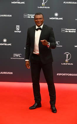 Laureus World Sports Awards 2026 Marcel Desailly during the Laureus World Sports Awards 2026 gala held at the Galería de Cristal del Palacio de Cibeles, on April 20, 2026, in Madrid Spain Madrid once again becomes the epicenter of world sport by hosting, for the third consecutive year, the Laureus Awards gala SPORTS AWARDS José Madrid Madrid Madrid Espana  Copyright: xJosÃ xOlivax 7455955