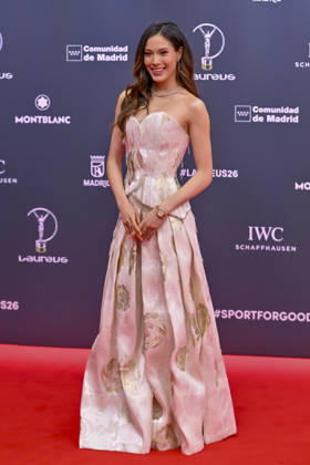 April 20, 2026, Madrid, Madrid, Spain: CHLOE KIM poses at the Laureus World Sports Awards Madrid 2026 at GaleroÂ¼Ã‚Â­a de Cristal on April 20, 2026 in Madrid, Spain. Madrid Spain  - ZUMAc312 20260420_zsp_c312_226 Copyright: xOscarxManuelxSanchezx