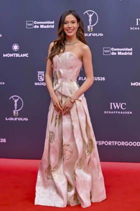 April 20, 2026, Madrid, Madrid, Spain: CHLOE KIM poses at the Laureus World Sports Awards Madrid 2026 at GaleroÂ¼Ã‚Â­a de Cristal on April 20, 2026 in Madrid, Spain. Madrid Spain  - ZUMAc312 20260420_zsp_c312_222 Copyright: xOscarxManuelxSanchezx