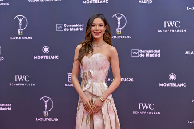 April 20, 2026, Madrid, Madrid, Spain: EILEEN GU poses at the Laureus World Sports Awards Madrid 2026 at GaleroÂ¼Ã‚Â­a de Cristal on April 20, 2026 in Madrid, Spain. Madrid Spain  - ZUMAc312 20260420_zsp_c312_245 Copyright: xOscarxManuelxSanchezx