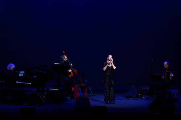 Dc Rome 20 04 2026 concert Ute Lemper photo Domenico Cippitelli Image Sport in the photo Ute Lemper