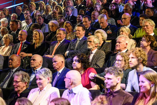 20-04-2026 Dokkum Queen Maxima and King Willem-Alexander and Princess Beatrix attended the annual Kingsday concert at the Sense theatre in Dokkum. Â  Copyright: xPPEx