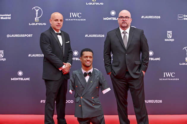 April 20, 2026, Madrid, Madrid, Spain: GABRIEL ARAUJO poses at the Laureus World Sports Awards Madrid 2026 at GaleroÂ¼Ã‚Â­a de Cristal on April 20, 2026 in Madrid, Spain. Madrid Spain  - ZUMAc312 20260420_zsp_c312_205 Copyright: xOscarxManuelxSanchezx