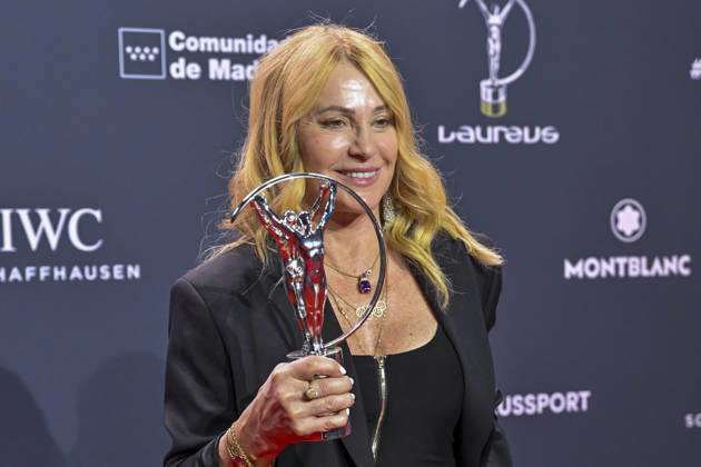 April 20, 2026, Madrid, Madrid, Spain: NADIA COMANECI laureus Lifetime Achievement Award poses at the Laureus World Sports Awards Madrid 2026 at GaleroÂ¼Ã‚Â­a de Cristal on April 20, 2026 in Madrid, Spain. Madrid Spain  - ZUMAc312 20260420_zsp_c312_292 Copyright: xOscarxManuelxSanchezx