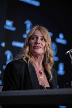 Madrid, Spain. 20 April 2026. Press conference of Nadia Comaneci after receiving the Laureus Lifetime Achievement 2026 Award Madrid Spain Copyright: xNanoxCalvox xVWPicsx NN-LAUREUSAWARDS2026-69