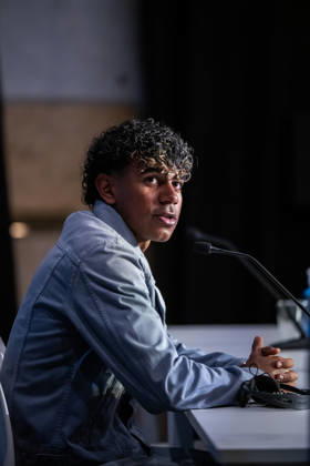 Madrid, Spain. 20 April 2026. Press conference of Lamine Yamal after receiving the Laureus World World Young Sportsperson of the Year 2026 Award Madrid Spain Copyright: xNanoxCalvox xVWPicsx NN-LAUREUSAWARDS2026-7