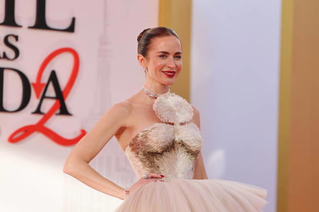 Actress Emily Blunt poses during the premiere of the iconic film The Devil Wears Prada 2 at Lincoln Center in New York, United States, 20 April 2026. The stars of ‘The Devil Wears Prada 2’ celebrate its premiere in New York !ACHTUNG: NUR REDAKTIONELLE NUTZUNG!  Copyright: xOctavioxGuzmánx AME5392 20260421-55020047076_1