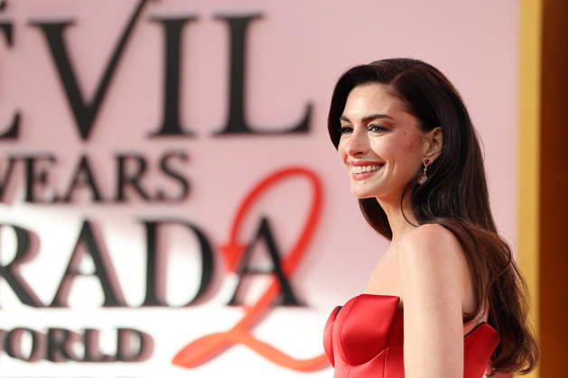 Actress Anne Hathaway poses during the premiere of the iconic film The Devil Wears Prada 2 at Lincoln Center in New York, United States, 20 April 2026. The stars of ‘The Devil Wears Prada 2’ celebrate its premiere in New York !ACHTUNG: NUR REDAKTIONELLE NUTZUNG!  Copyright: xOctavioxGuzmánx AME5390 20260421-55020047082_1