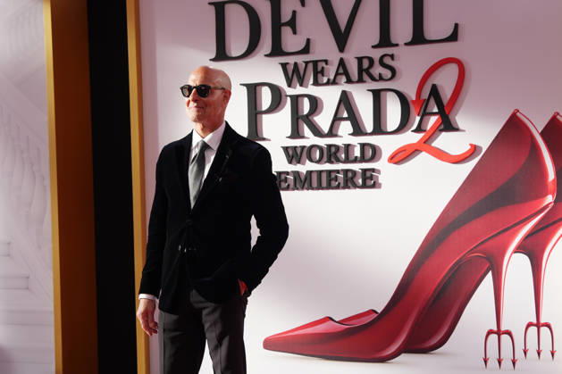 Actor Stanley Tucci poses during the premiere of the iconic film The Devil Wears Prada 2 at Lincoln Center in New York, United States, 20 April 2026. The stars of ‘The Devil Wears Prada 2’ celebrate its premiere in New York !ACHTUNG: NUR REDAKTIONELLE NUTZUNG!  Copyright: xOctavioxGuzmánx AME5349 20260421-55020047086_1