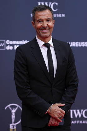 Jorge Mendes attends the red carpet during 2026 Laureus World Sport Awards. April 20,2026. (202604201297)