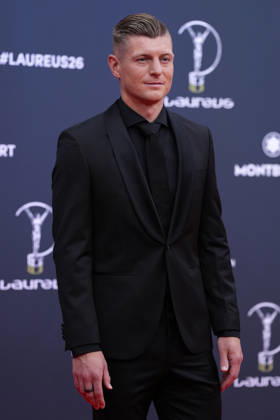 Toni Kroos attends the red carpet during 2026 Laureus World Sport Awards. April 20,2026. (20260420787)