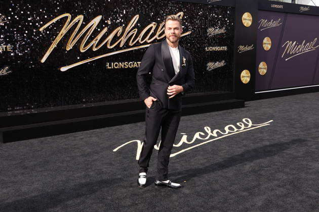 Premiere of Michael LOS ANGELES, CALIFORNIA - APRIL 20:Derek Hough at Lionsgate s Michael Los Angeles premiere at Dolby Theatre on April 20, 2026 in Los Angeles, California. Credit: AdMedia EDITORIAL USE ONLY  Copyright: xx AdMediax admphotostwo983613