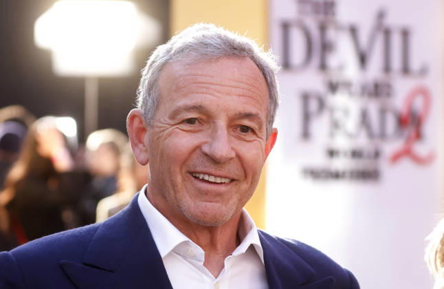 American executive and former CEO of Disney Bob Iger arrives for the 20th Century Studios The Devil Wears Prada 2 World Premiere at David Geffen Hall, Lincoln Center, on Monday, April 20, 2026 in New York City.  NYP20260420277 JOHNxANGELILLO