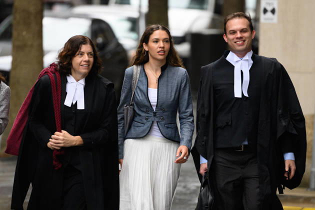 REBEL WILSON COURT, Barrister Sue Chrysanthou (left) and Charlotte MacInnes arrive (centre) at the Federal Court of Australia, in Sydney, Tuesday, April 21, 2026. ( NO ARCHIVING SYDNEY NEW SOUTH WALES AUSTRALIA  Copyright: xDANxHIMBRECHTSx 20260421177206697745