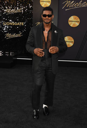 HOLLYWOOD, CA - APRIL 20: Usher at the premiere of Michael on April 20, 2026 at TCL Chinese Theatre in Hollywood, California. Copyright: xJeffreyxMayer MediaPunchx