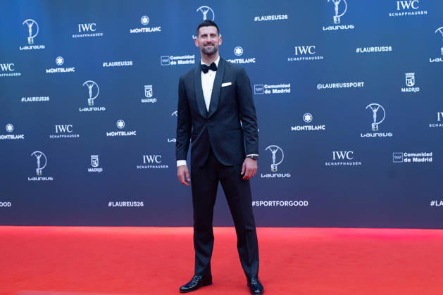April 20, 2026, Madrid, Spain: Serbian Tennis player Novak Djokovic attends the Laureus World Sports Awards Madrid 2026 Madrid Spain - ZUMAs197 20260420_aaa_s197_319 Copyright: xDavidxCanalesx