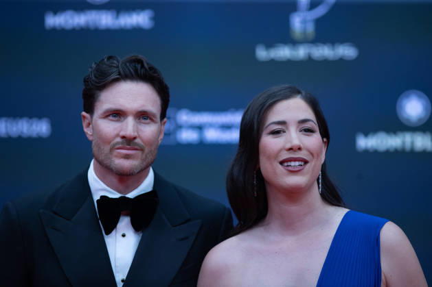 April 20, 2026, Madrid, Spain: Former tennis player Garbine Muguruza poses with partner Arthur Borges attends the Laureus World Sports Awards Madrid 2026 Madrid Spain - ZUMAs197 20260420_aaa_s197_306 Copyright: xDavidxCanalesx