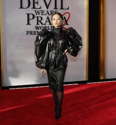 Rei Ami arrives on the red carpet for the 20th Century Studios The Devil Wears Prada 2 World Premiere at David Geffen Hall, Lincoln Center, on Monday, April 20, 2026 in New York City.  NYP20260420278 JOHNxANGELILLO