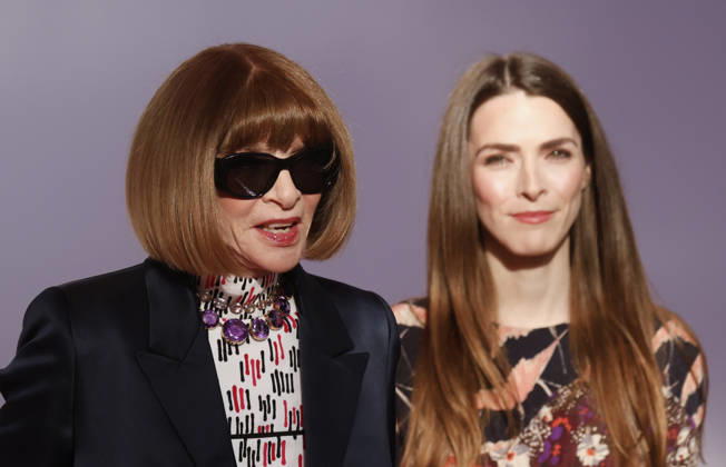 Anna Wintour and Bee Shaffer arrive on the red carpet for the 20th Century Studios The Devil Wears Prada 2 World Premiere at David Geffen Hall, Lincoln Center, on Monday, April 20, 2026 in New York City.  NYP20260420283 JOHNxANGELILLO