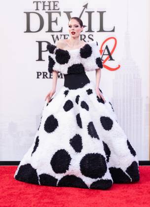 April 20, 2026, Bronx, New York, USA: Coco Rocha wearing dress by Christian Siriano attends world premiere of The Devil Wears Prada at Lincoln Center in New York, NY on April 20, 2026. Bronx USA - ZUMAr339 20260420_znp_r339_029 Copyright: xLevxRadinx