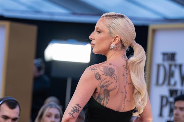 April 20, 2026, Bronx, New York, USA: Lady Gaga wearing dress by Yves Saint Laurent attends world premiere of The Devil Wears Prada at Lincoln Center in New York, NY on April 2026. Bronx USA - ZUMAr339 20260420_znp_r339_105 Copyright: xLevxRadinx