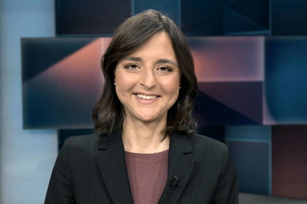 Samina Sultan in der ARD-Talkshow hart aber fair im Studio Adlershof. Berlin, 20.04.2026