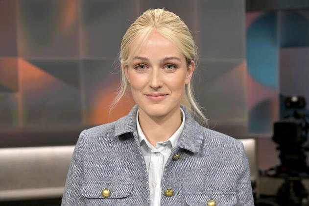 Marie Hoffmann in der ARD-Talkshow hart aber fair im Studio Adlershof. Berlin, 20.04.2026