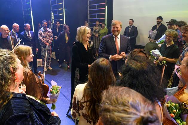 King s Day Concert at Theater Sense - Dokkum Theater Sense King Willem-Alexander and Queen Máxima, accompanied by Princess Beatrix, are present at Theater Sense in Dokkum for the annual King s Day concert. The concert is attended by an audience involved in the organization of the King s Day celebrations in Dokkum. Dokkum, Netherlands on April 20, 2026. Photo by Bruno Press ABACAPRESS.COM Dokkum Netherlands  Copyright: xBrunoxPress ABACAx