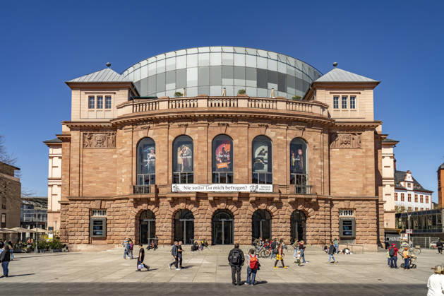 Staatstheater Mainz Das Staatstheater in Mainz, Rheinland-Pfalz, Deutschland The Mainz State Theater in Mainz, Rhineland-Palatinate, Germany